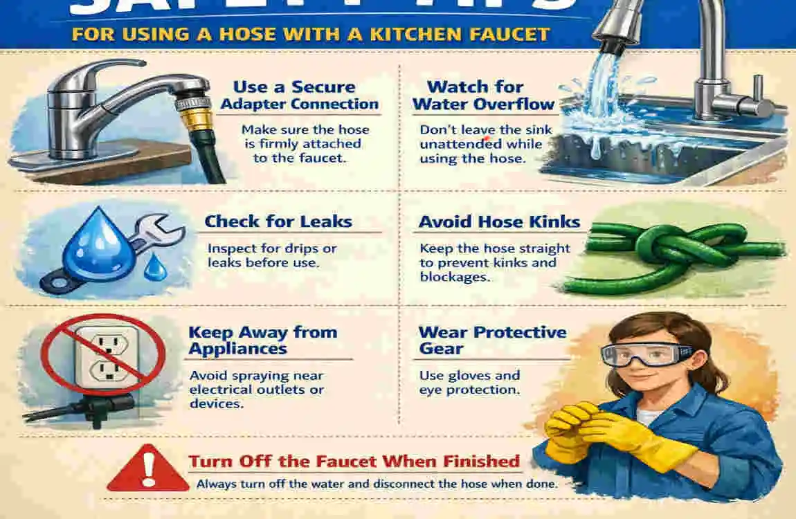 how to connect a water hose to a kitchen faucet