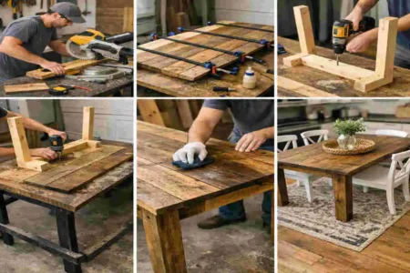 how to make kitchen dining table