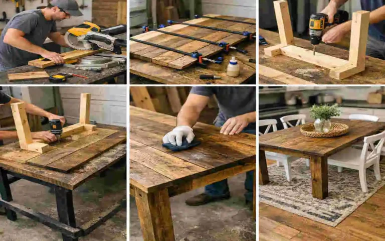 how to make kitchen dining table