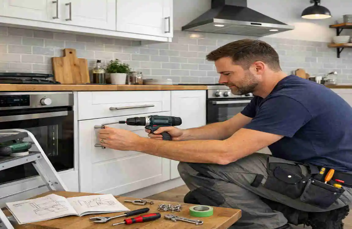 how to assemble ikea kitchen cabinets