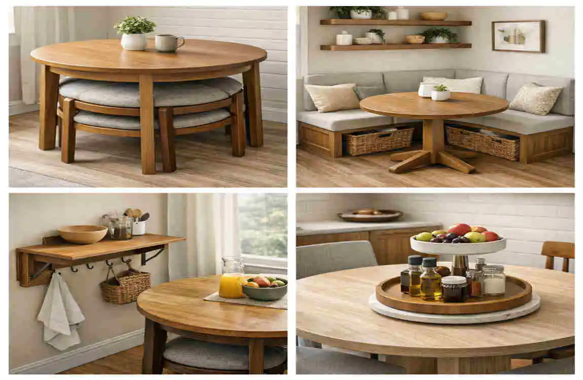 round kitchen dining table