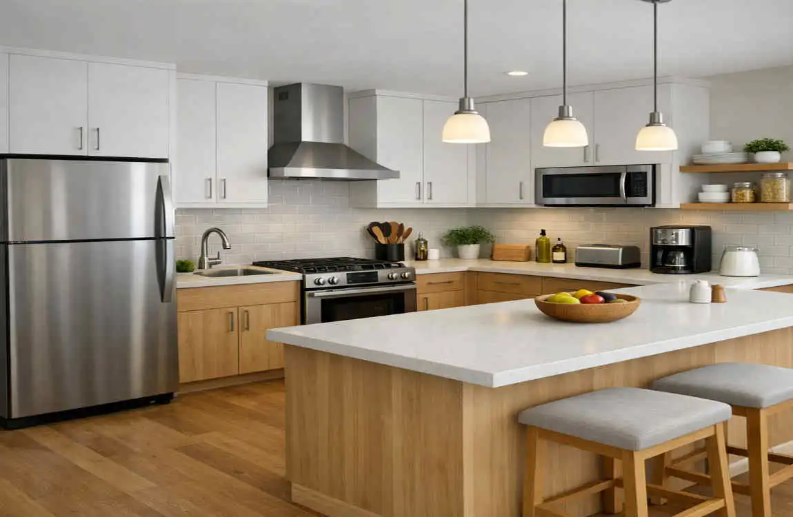 modern california home kitchen style
