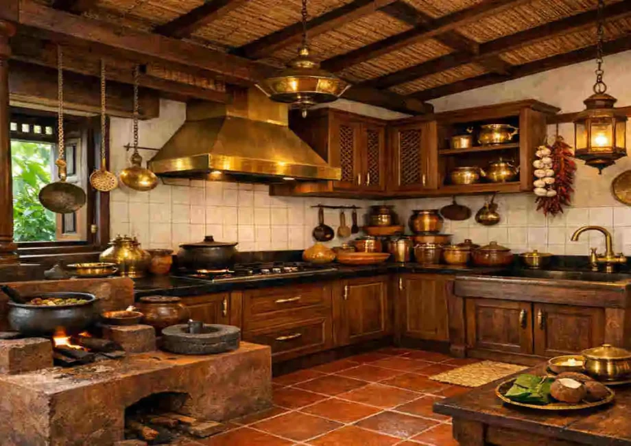 kerala traditional kitchen design