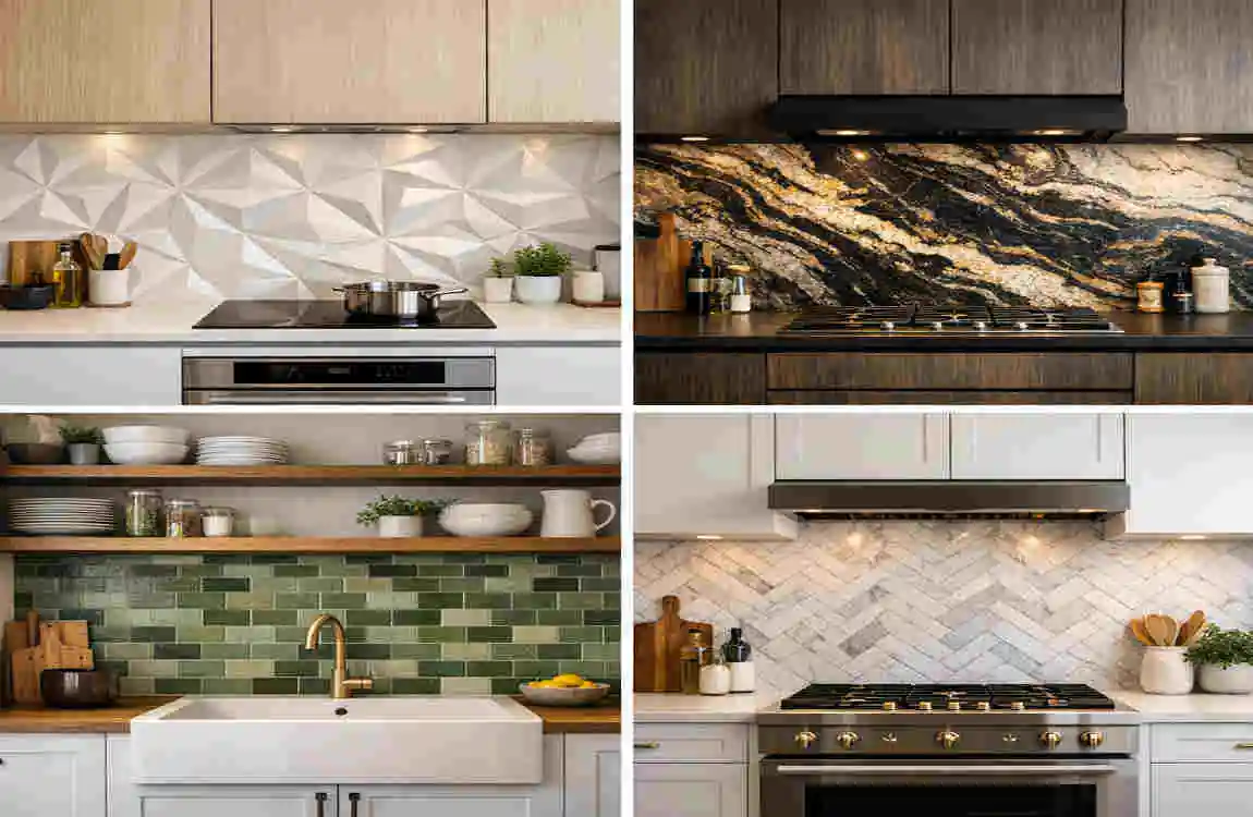 latest style kitchen backsplash