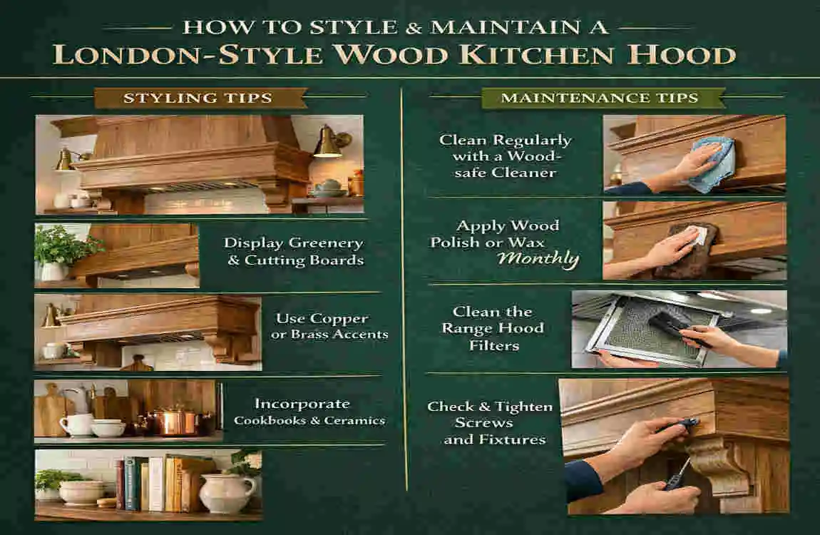 kitchen hood design wood london
