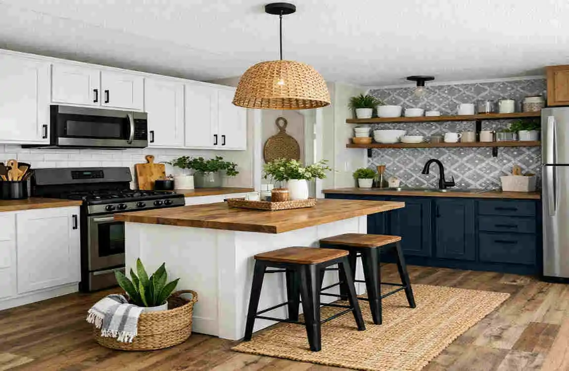 double wide mobile home kitchen ideas