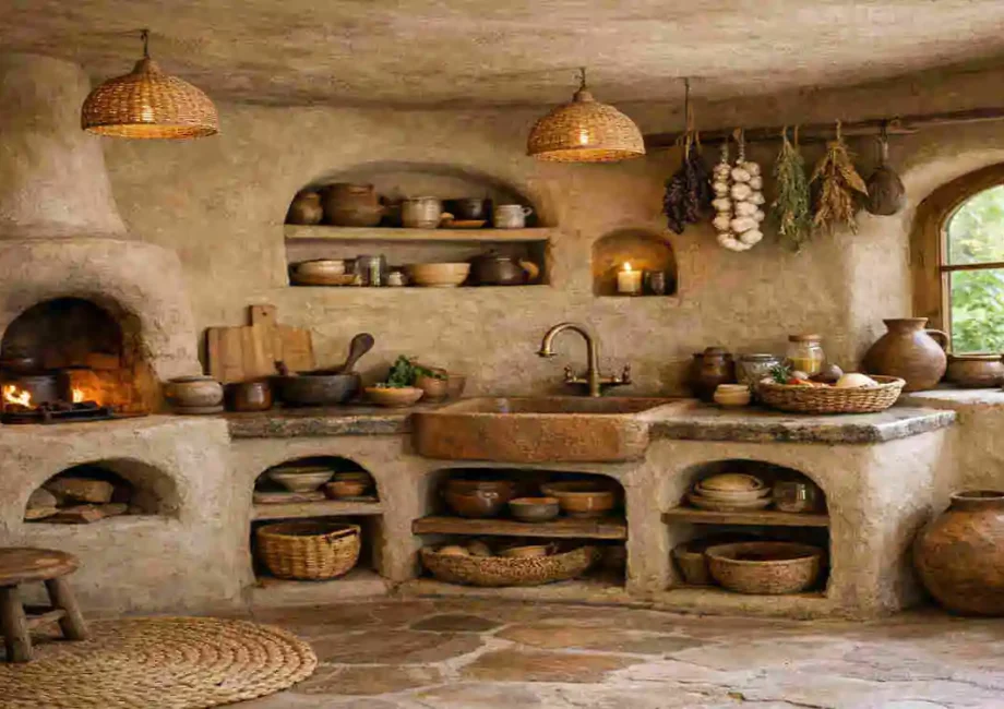 mud home kitchen ideas