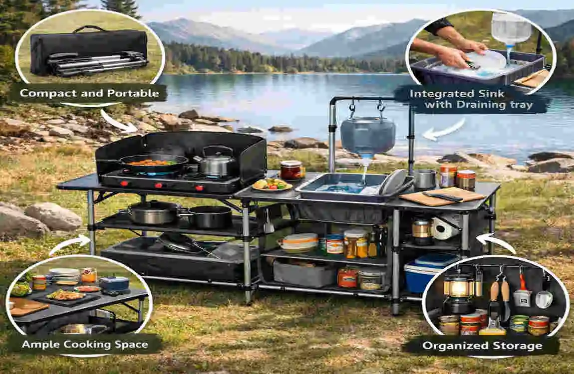 hi gear basecamp kitchen stand