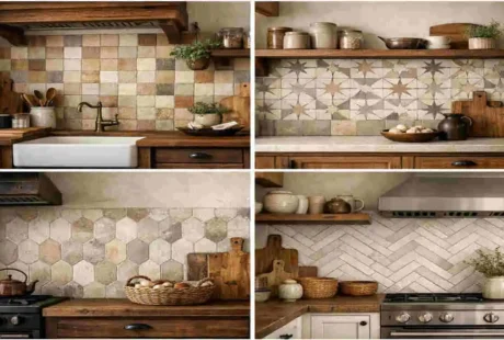 Country Kitchen Style Tiles: