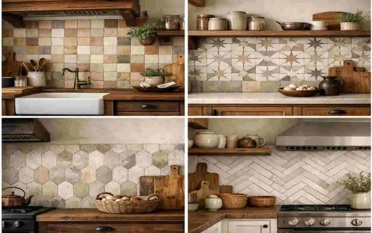 Country Kitchen Style Tiles: