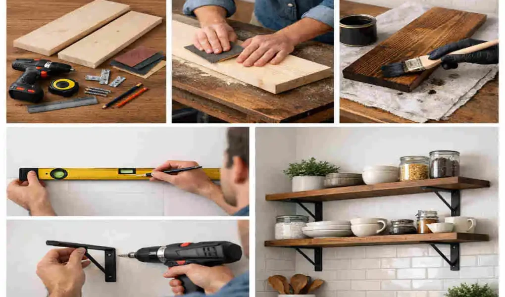 How to Make Kitchen Shelves at Home: