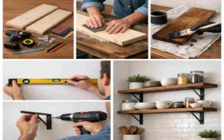 How to Make Kitchen Shelves at Home: