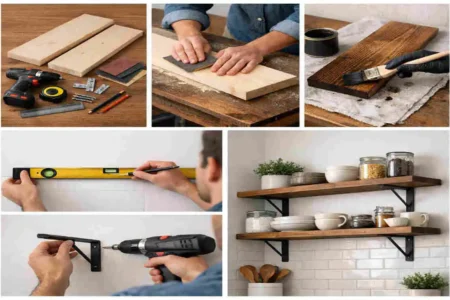 How to Make Kitchen Shelves at Home: