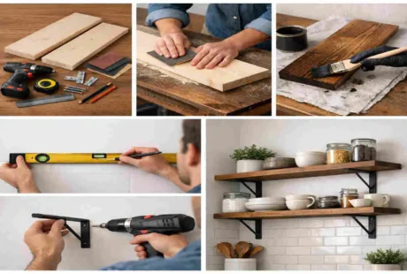How to Make Kitchen Shelves at Home: