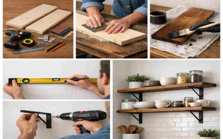 How to Make Kitchen Shelves at Home: