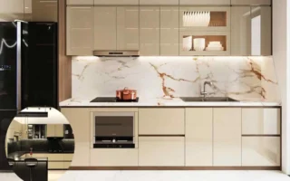 high cost semi modular kitchen design