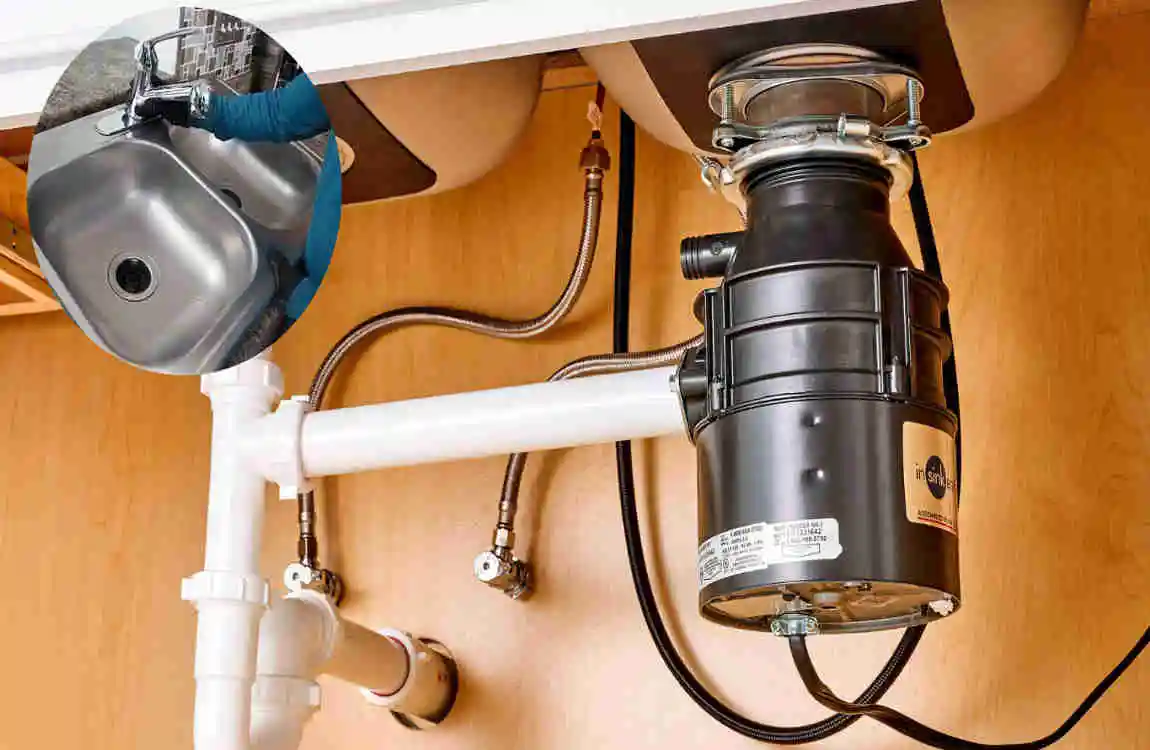 remove old kitchen sink and install machine sink