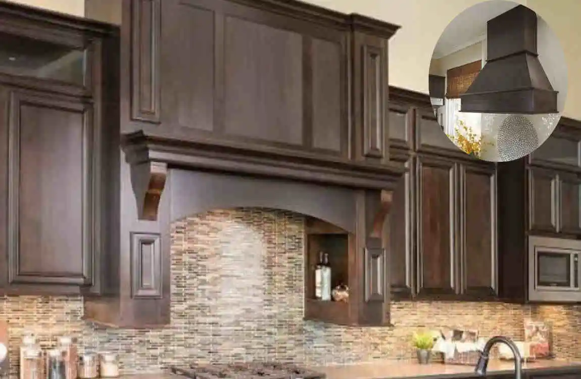 kitchen hood design wood
