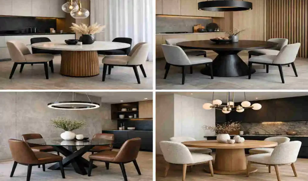 round kitchen dining table