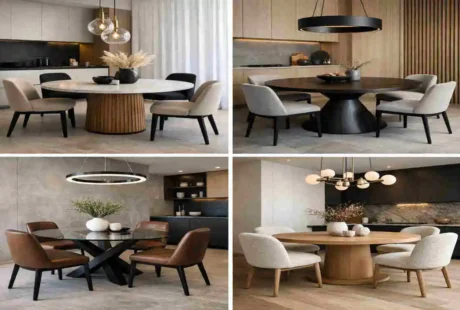 round kitchen dining table