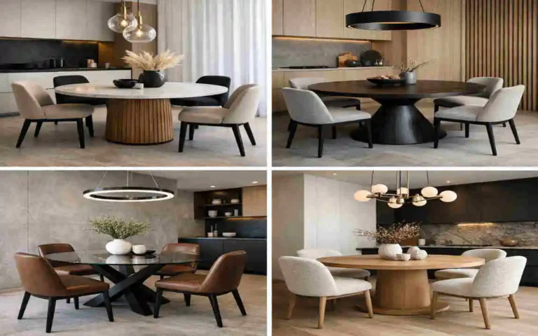 round kitchen dining table
