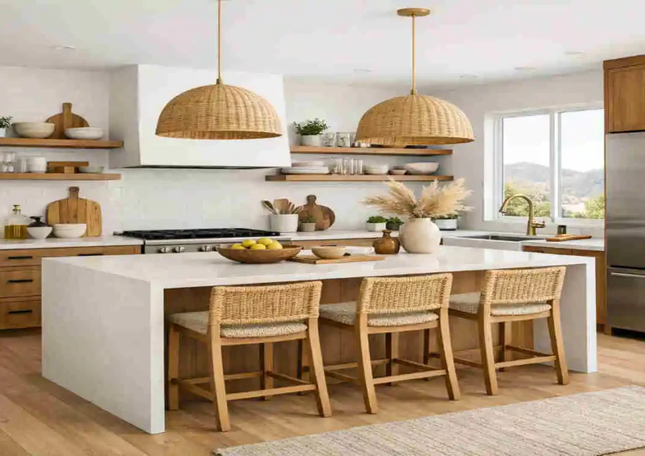 modern california home kitchen style