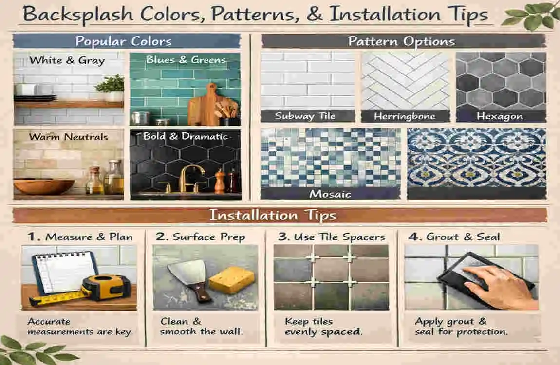 latest style kitchen backsplash