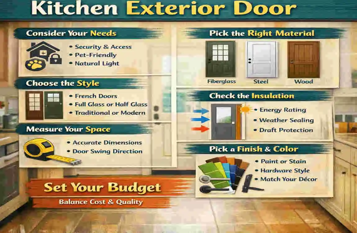 goshen kitchen exterior door ideas