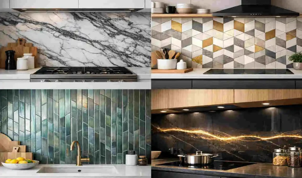 latest style kitchen backsplash
