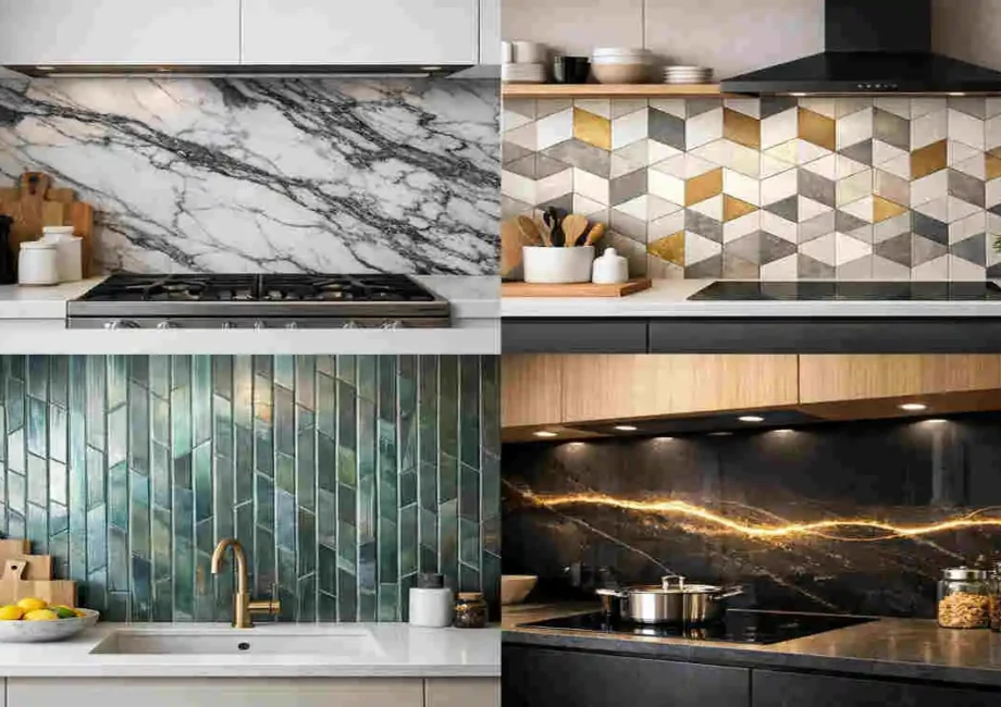 latest style kitchen backsplash