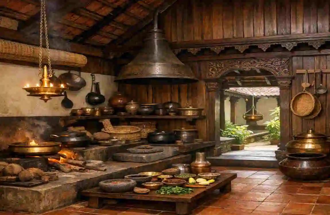 kerala traditional kitchen design