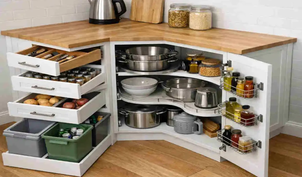 corner kitchen stand alone cabinet