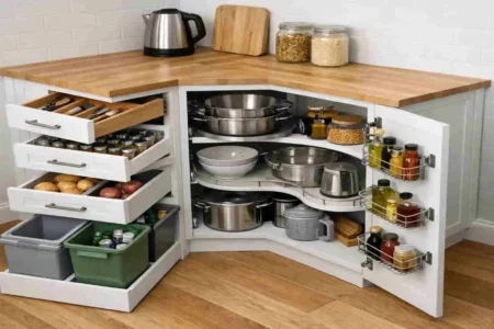 corner kitchen stand alone cabinet