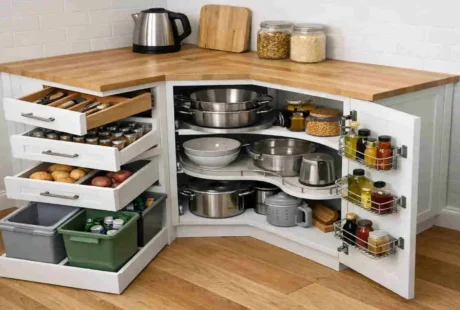 corner kitchen stand alone cabinet