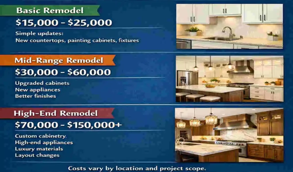 how much is a kitchen remodel