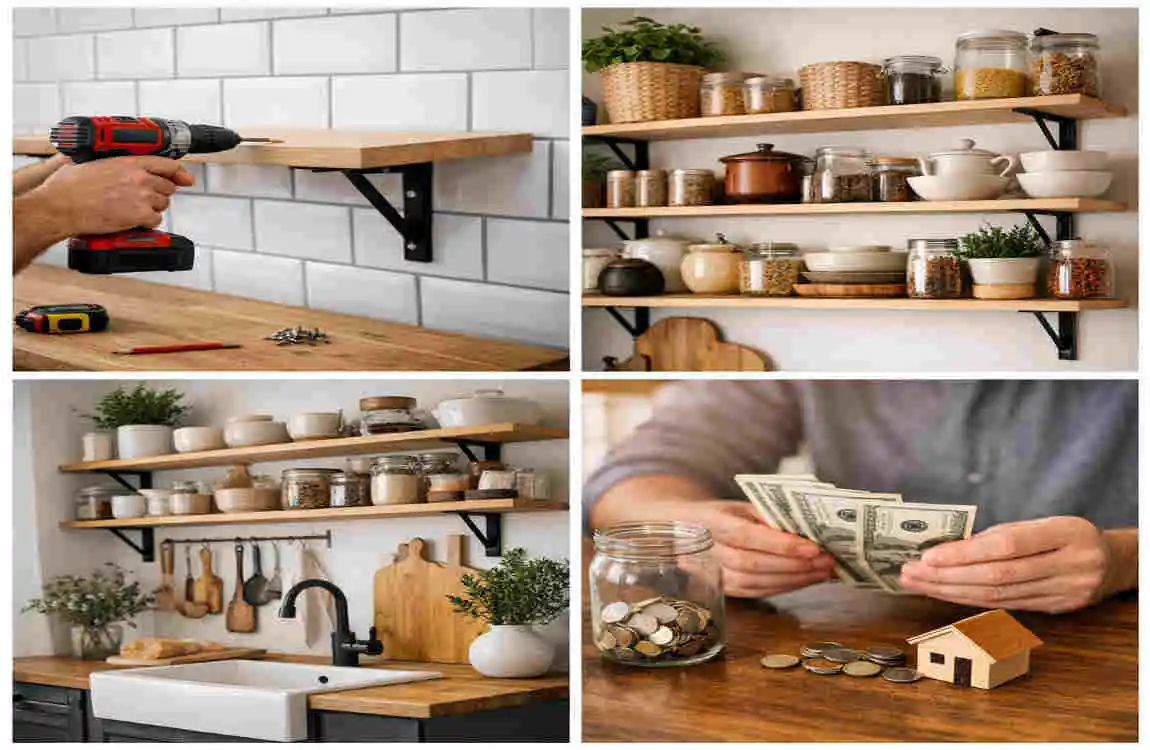 How to Make Kitchen Shelves at Home:
