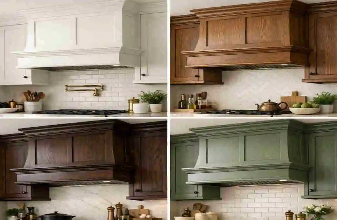 kitchen hood design wood london