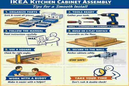 how to assemble ikea kitchen cabinets