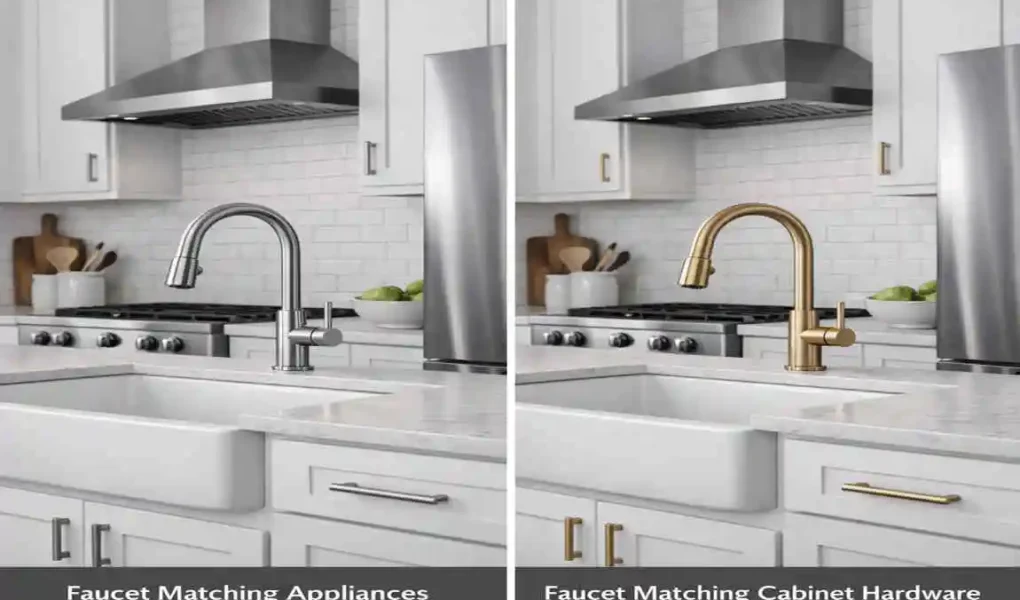 Should a kitchen faucet match appliances