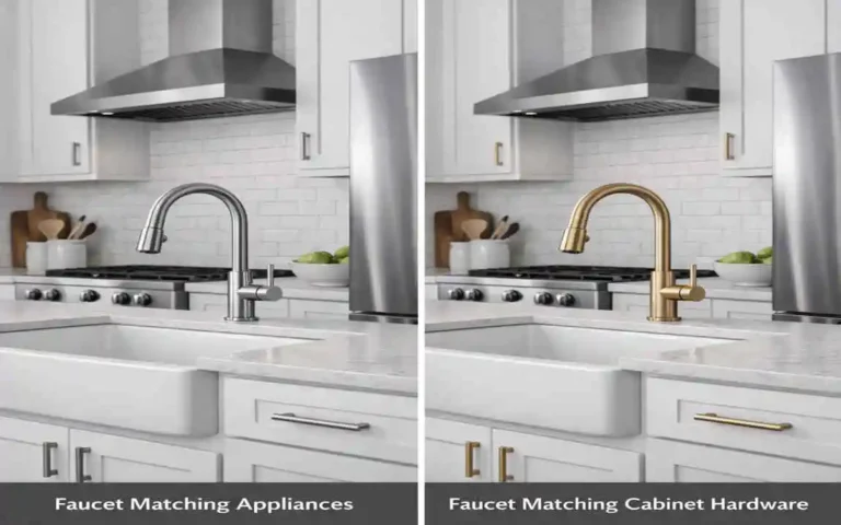 Should a kitchen faucet match appliances