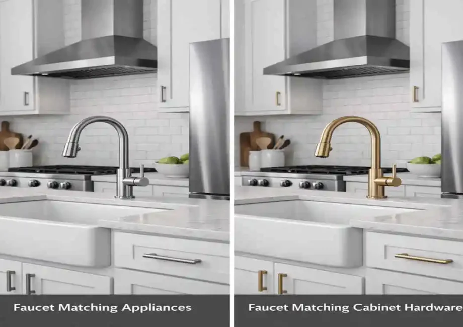 Should a kitchen faucet match appliances