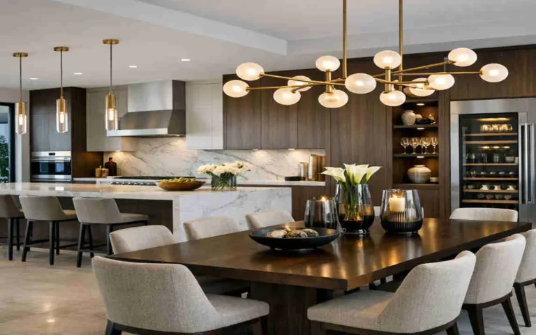 kitchen and dining room design for luxury spaces