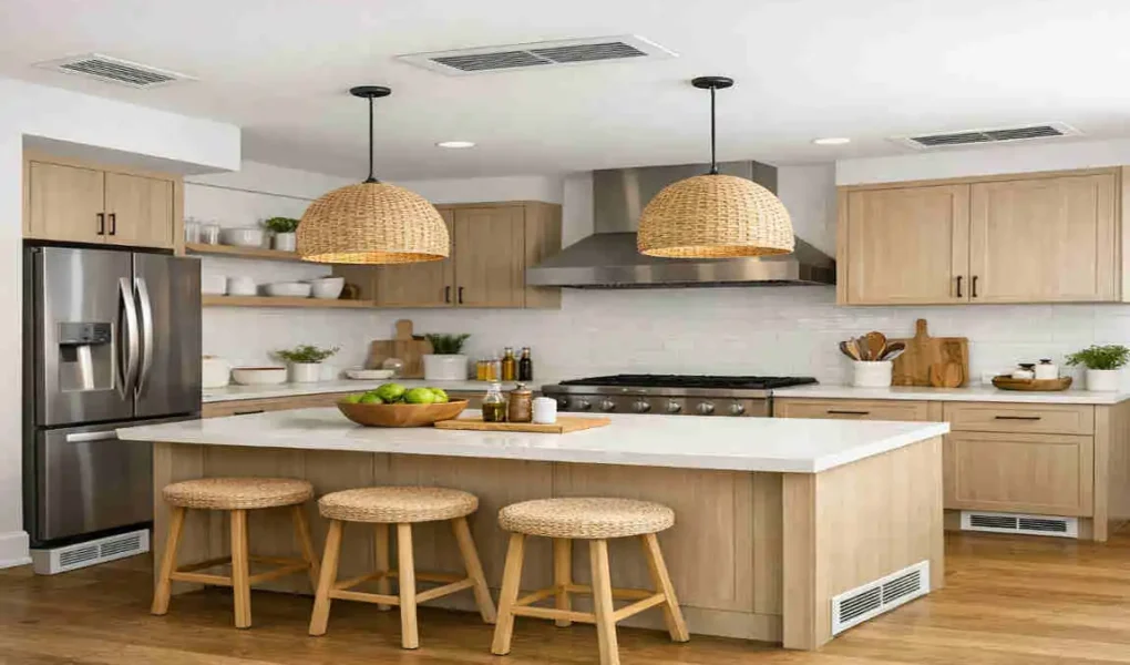 where to put ac vents in kitchen