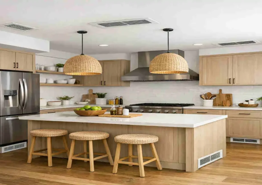 where to put ac vents in kitchen