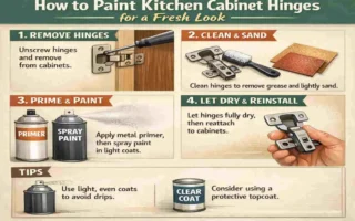 can you paint hinges on kitchen cabinets