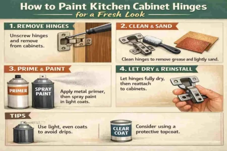 can you paint hinges on kitchen cabinets