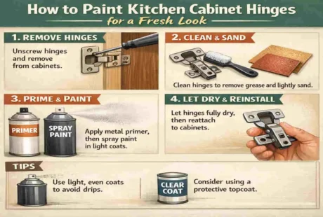 can you paint hinges on kitchen cabinets