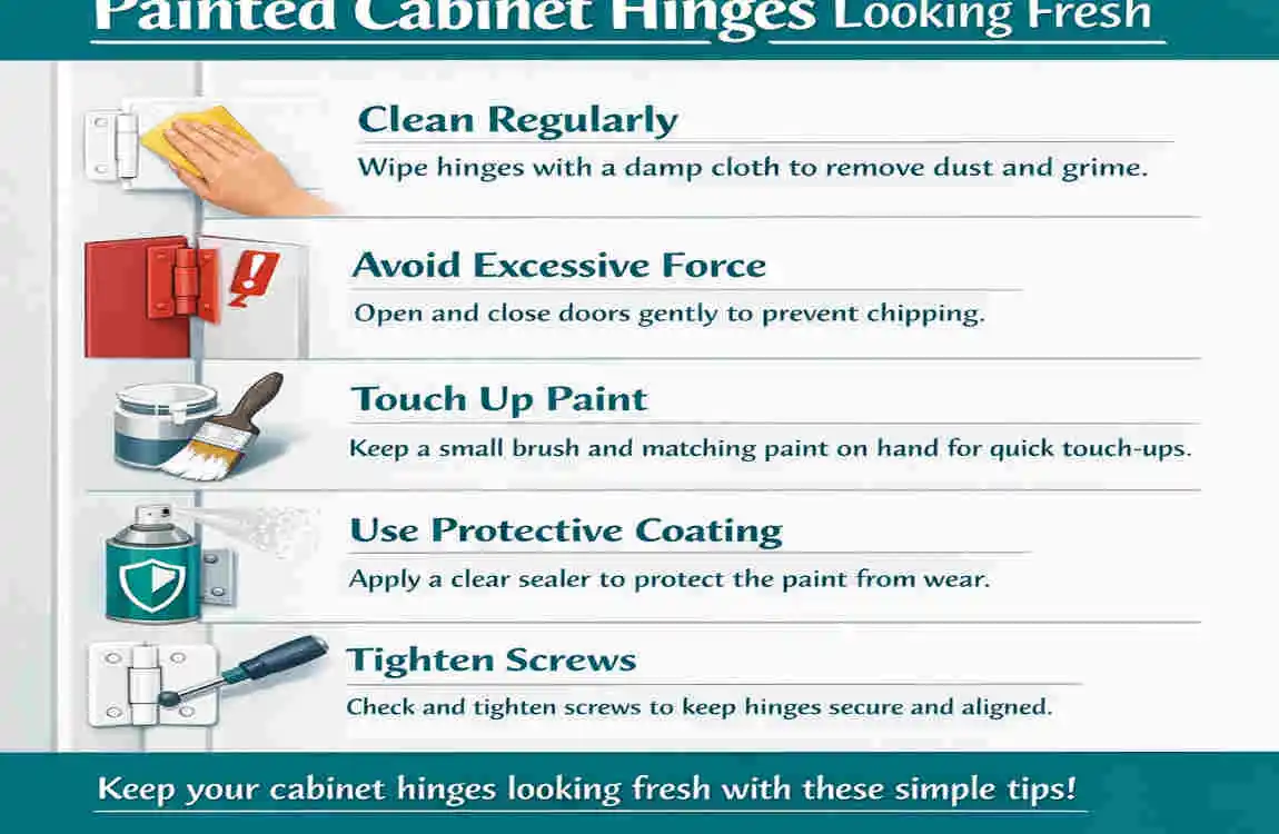 can you paint hinges on kitchen cabinets