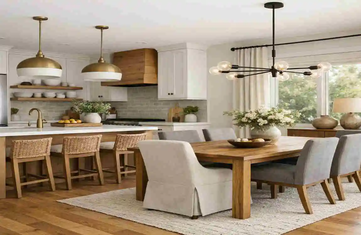 kitchen and dining room design for luxury spaces