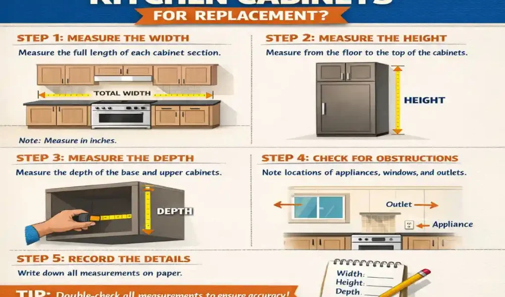 How to Measure Kitchen Cabinets